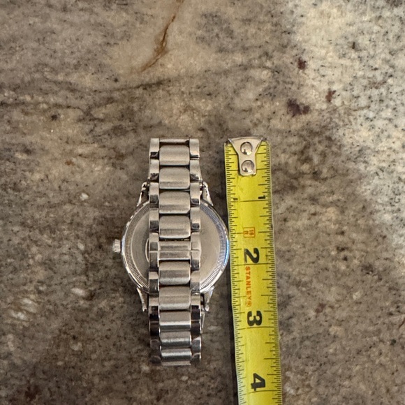 Emporio Armani Gray Solid Stainless Steel Dial Silver Watch. - Picture 2 of 4